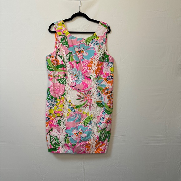 Lilly Pulitzer Colorful Floral Mini Dress - Picture 1 of 4